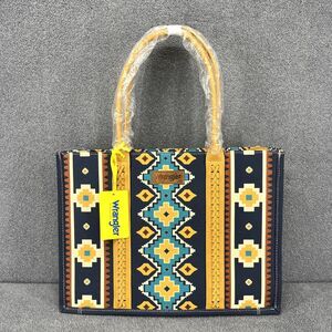 Wrangler Southwestern Large Mustard laptop Shoulder Tote Bag WG2203-8119MST‎